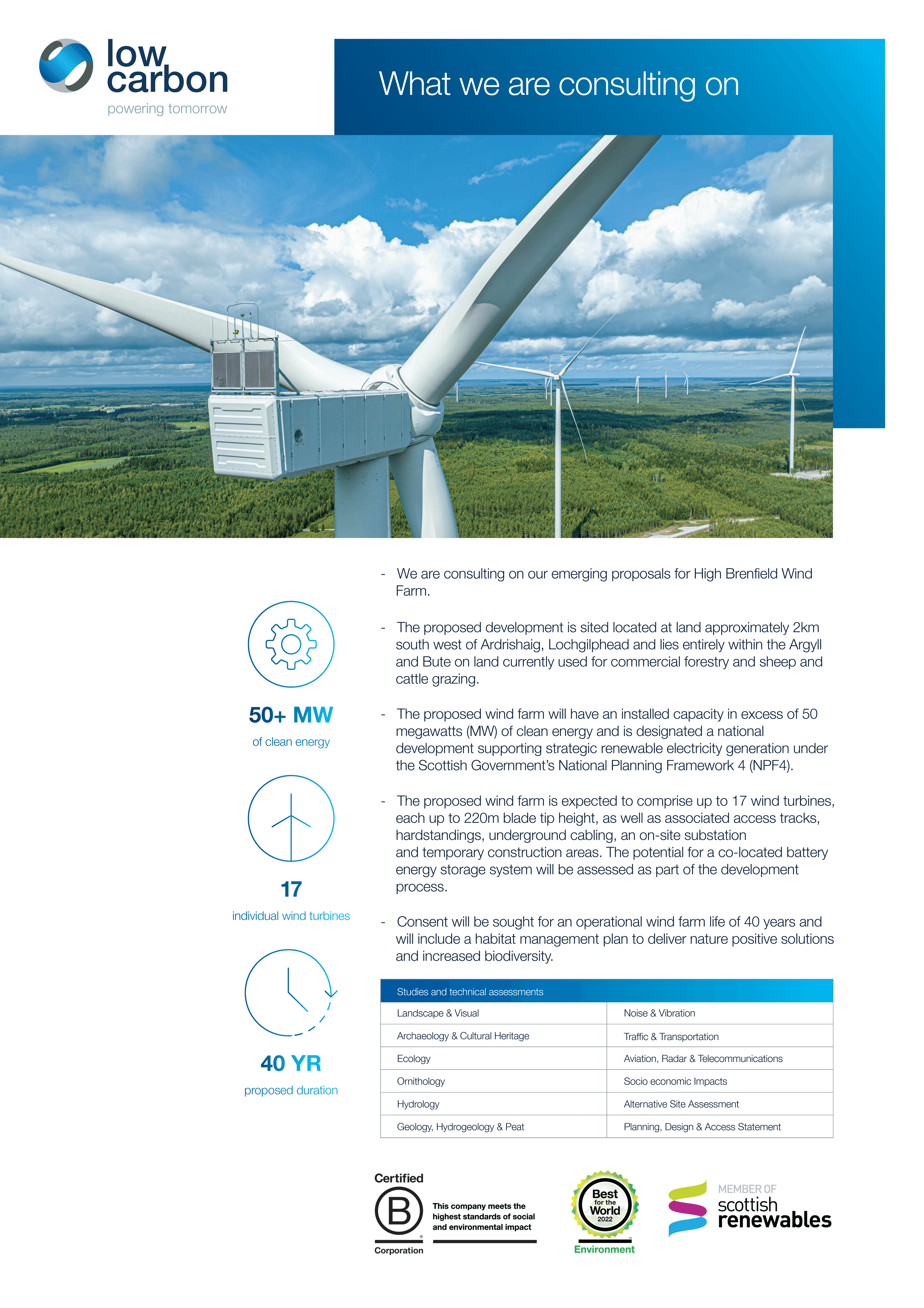 What we are consulting on